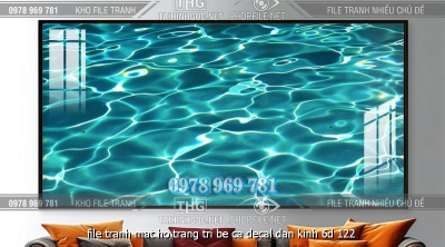 file tranh mat ho trang tri be ca decal dan kinh 6d 122
