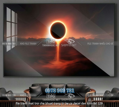 file tranh mat troi che khuat trang tri be ca decal dan kinh 6d 129