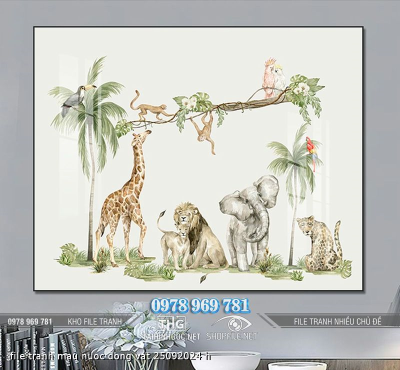 file tranh mau nuoc dong vat 25092024 h file tranh mau nuoc dong vat 25092024 h