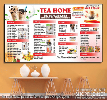 file tranh menu tra sua ra font 100x180 07042023 quyen