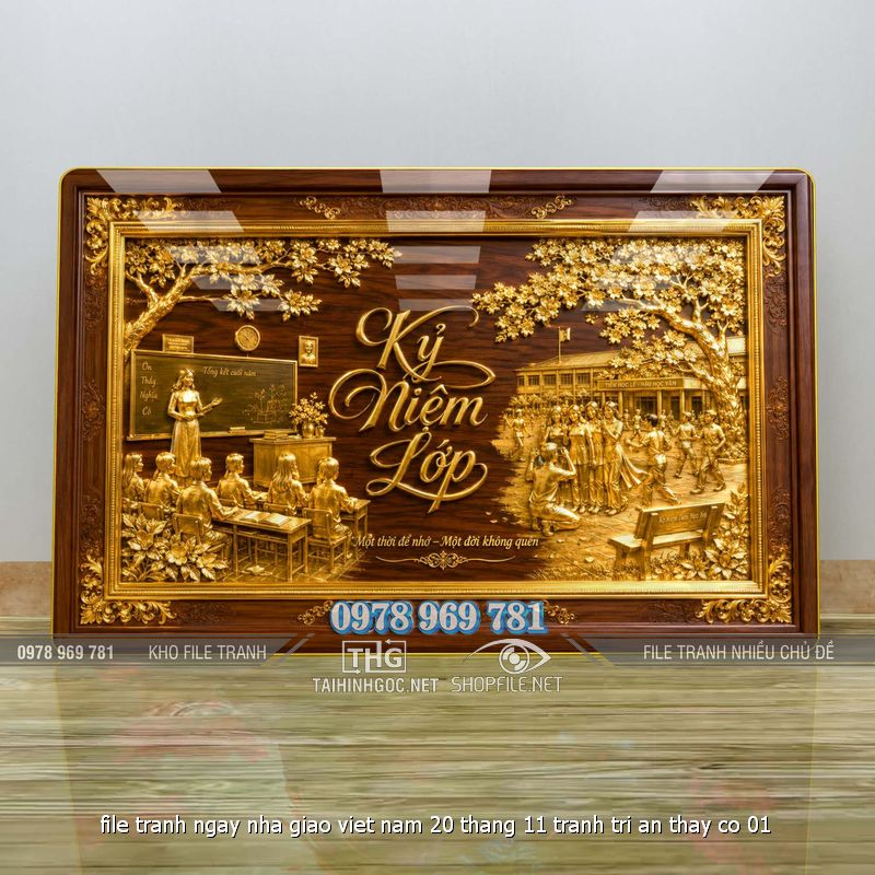 file tranh ngay nha giao viet nam 20 thang 11 tranh tri an thay co 01