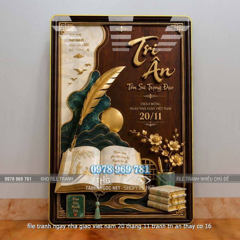 file tranh ngay nha giao viet nam 20 thang 11 tranh tri an thay co 16