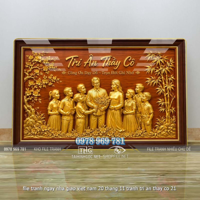 file tranh ngay nha giao viet nam 20 thang 11 tranh tri an thay co 21