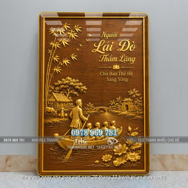 file tranh ngay nha giao viet nam 20 thang 11 tranh tri an thay co 40
