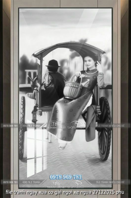 file tranh ngay xua co gai ngoi xe ngua 27122025 phu