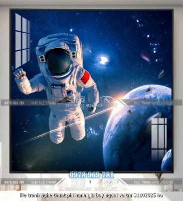 file tranh nghe thuat phi hanh gia bay ngoai vu tru 31102025 ho