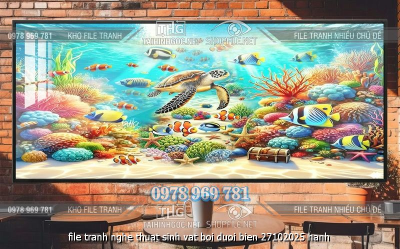 file tranh nghe thuat sinh vat boi duoi bien 27102025 hanh