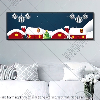 tranh cong giao file tranh ngoi nha do mai trang xoa vi tuyet tranh giang sinh