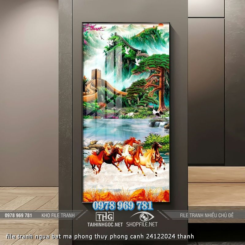 file tranh ngua bat ma phong thuy phong canh 24122024 thanh