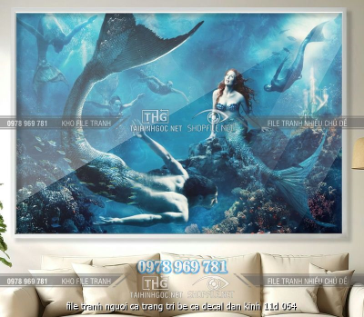 file tranh nguoi ca trang tri be ca decal dan kinh 11d 064