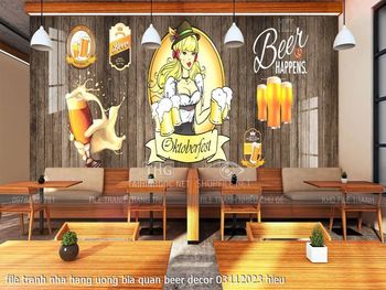 file tranh nha hang uong bia quan beer decor 03112023 hieu