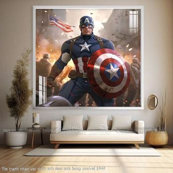 file tranh nhan vat dien anh sieu anh hung marvel 1949