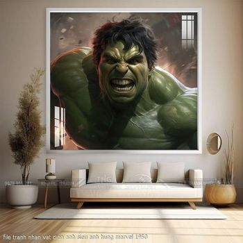 file tranh nhan vat dien anh sieu anh hung marvel 1950
