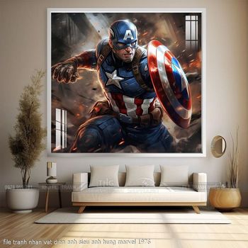 file tranh nhan vat dien anh sieu anh hung marvel 1976