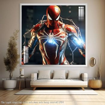 file tranh nhan vat dien anh sieu anh hung marvel 1984