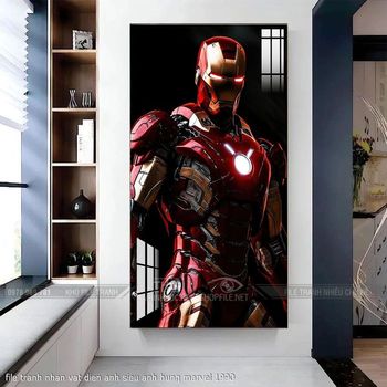 file tranh nhan vat dien anh sieu anh hung marvel 1990