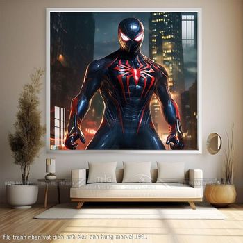 file tranh nhan vat dien anh sieu anh hung marvel 1991