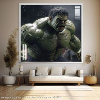 file tranh nhan vat dien anh sieu anh hung marvel 1992