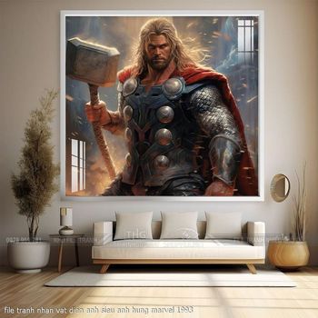 file tranh nhan vat dien anh sieu anh hung marvel 1993