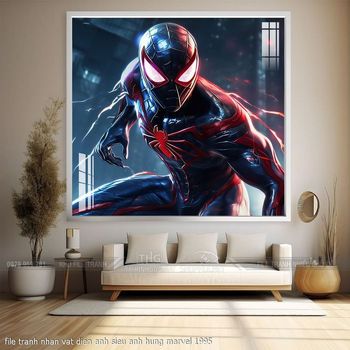 file tranh nhan vat dien anh sieu anh hung marvel 1995