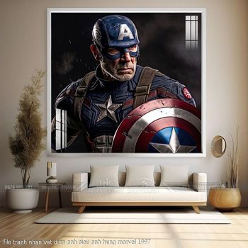 file tranh nhan vat dien anh sieu anh hung marvel 1997