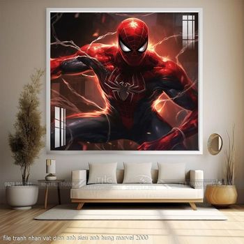 file tranh nhan vat dien anh sieu anh hung marvel 2000