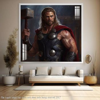 file tranh nhan vat dien anh sieu anh hung marvel 2017