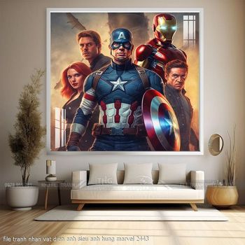 file tranh nhan vat dien anh sieu anh hung marvel 2443