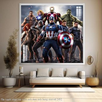 file tranh nhan vat dien anh sieu anh hung marvel 2452