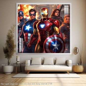 file tranh nhan vat dien anh sieu anh hung marvel 2705