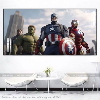 file tranh nhan vat dien anh sieu anh hung marvel 2842