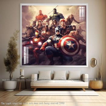 file tranh nhan vat dien anh sieu anh hung marvel 2990