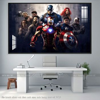 file tranh nhan vat dien anh sieu anh hung marvel 3020