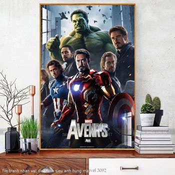 file tranh nhan vat dien anh sieu anh hung marvel 3092