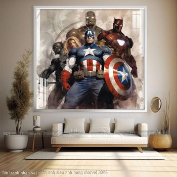 file tranh nhan vat dien anh sieu anh hung marvel 3096