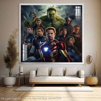 file tranh nhan vat dien anh sieu anh hung marvel 3192