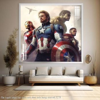 file tranh nhan vat dien anh sieu anh hung marvel 3278