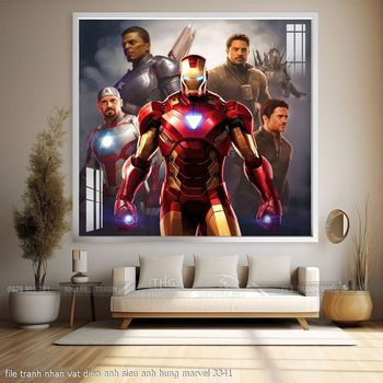 file tranh nhan vat dien anh sieu anh hung marvel 3341