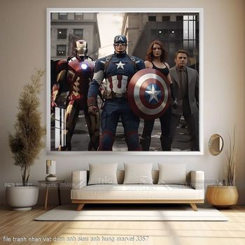 file tranh nhan vat dien anh sieu anh hung marvel 3357