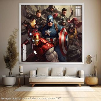 file tranh nhan vat dien anh sieu anh hung marvel 3377