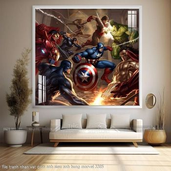 file tranh nhan vat dien anh sieu anh hung marvel 3385