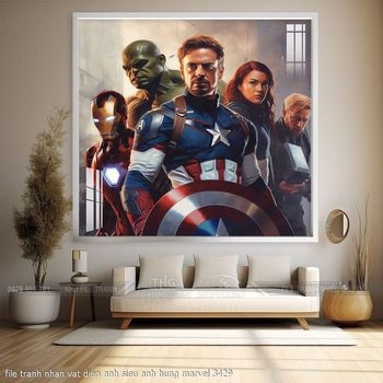 file tranh nhan vat dien anh sieu anh hung marvel 3429