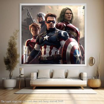 file tranh nhan vat dien anh sieu anh hung marvel 3449
