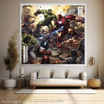 file tranh nhan vat dien anh sieu anh hung marvel 3508