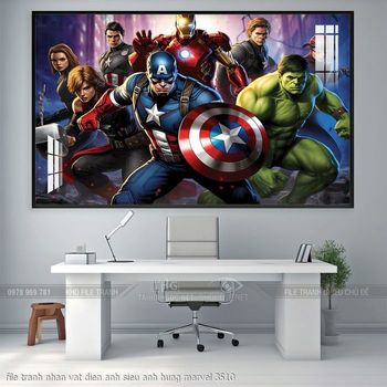 file tranh nhan vat dien anh sieu anh hung marvel 3510