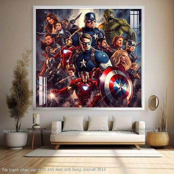 file tranh nhan vat dien anh sieu anh hung marvel 3514