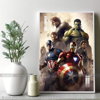 file tranh nhan vat dien anh sieu anh hung marvel 3543
