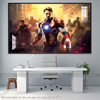file tranh nhan vat dien anh sieu anh hung marvel 3579