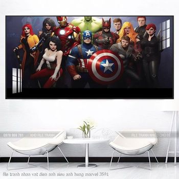 file tranh nhan vat dien anh sieu anh hung marvel 3591