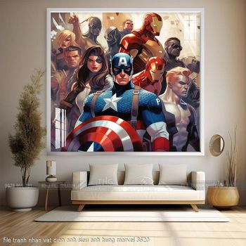 file tranh nhan vat dien anh sieu anh hung marvel 3620